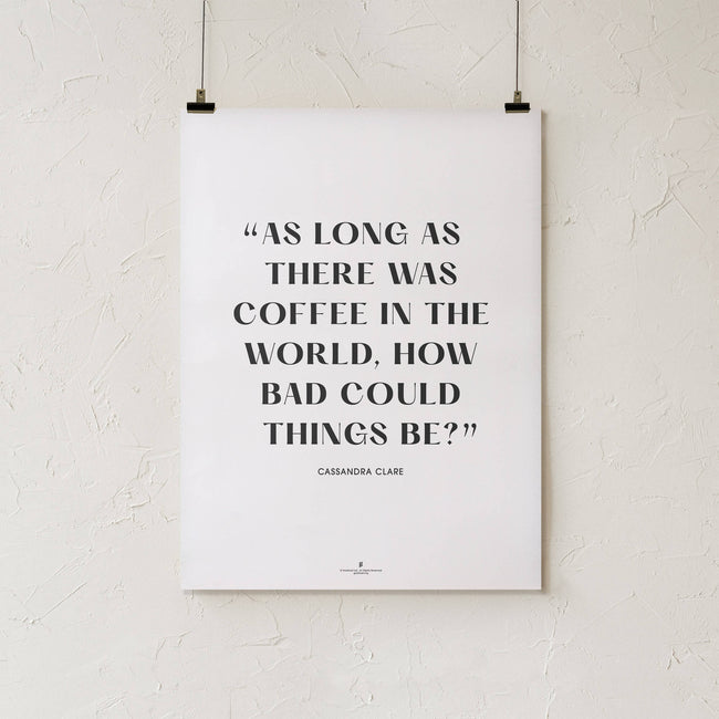 GoldLeaf Cassandra Clare Quote Print Best Sales Price - Art Prints