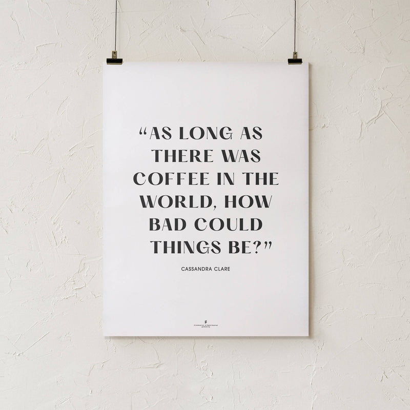 GoldLeaf Cassandra Clare Quote Print Best Sales Price - Art Prints
