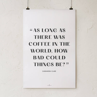GoldLeaf Cassandra Clare Quote Print Best Sales Price - Art Prints