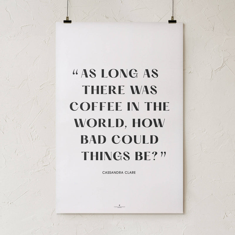 GoldLeaf Cassandra Clare Quote Print Best Sales Price - Art Prints