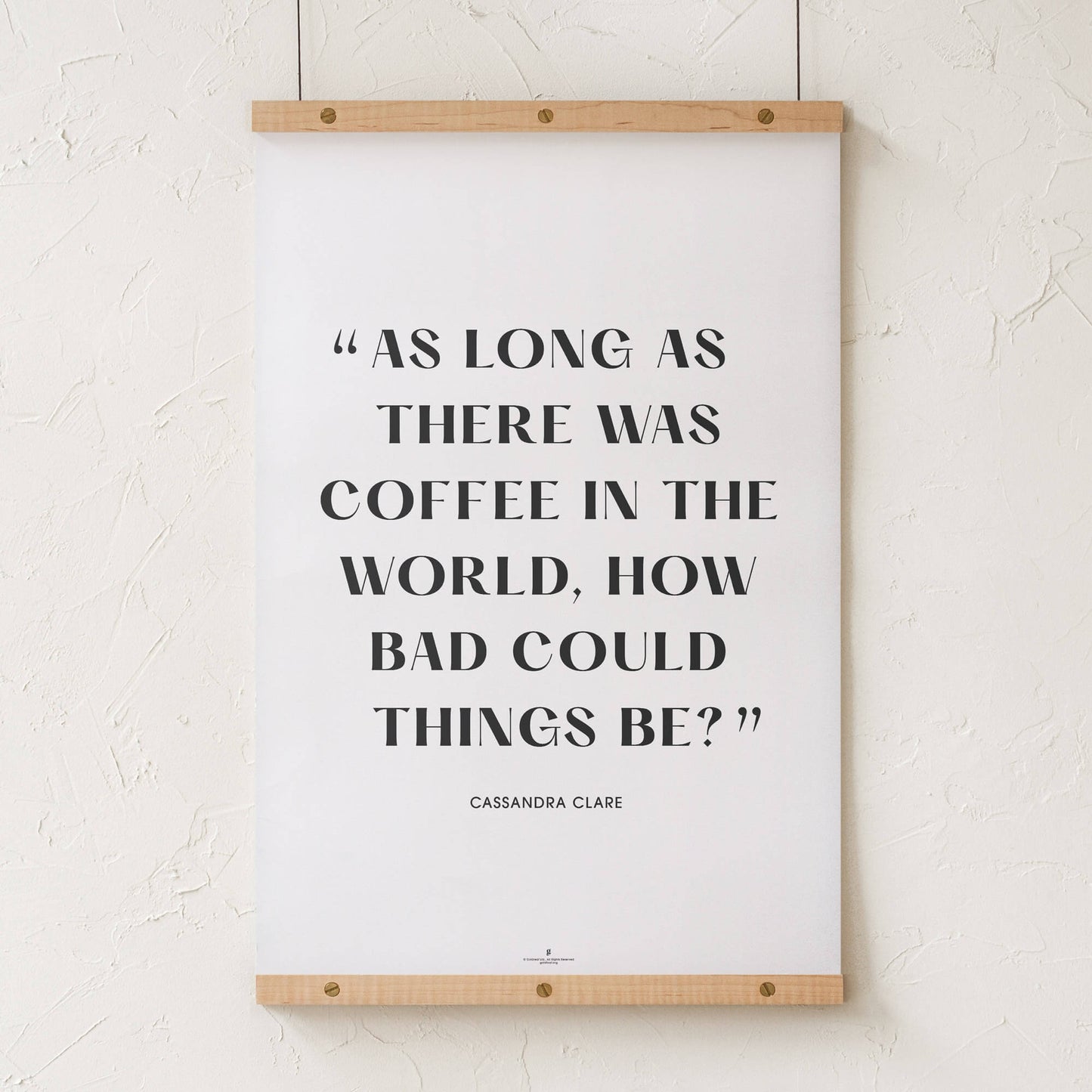 GoldLeaf Cassandra Clare Quote Print Best Sales Price - Art Prints