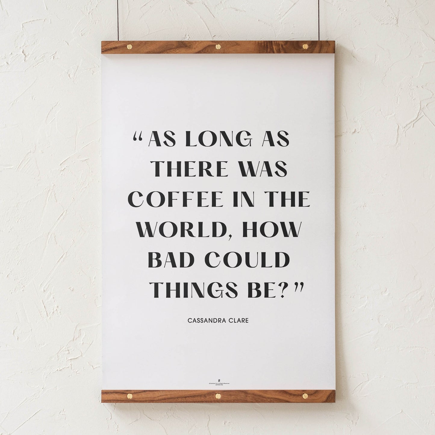 GoldLeaf Cassandra Clare Quote Print Best Sales Price - Art Prints