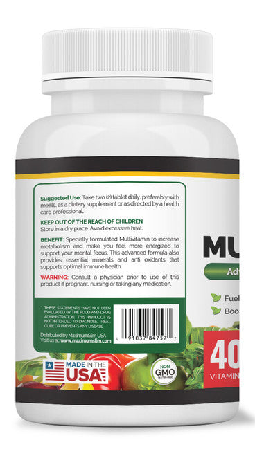 Maximum Slim Multi-Vitamin Best Sales Price - Edibles