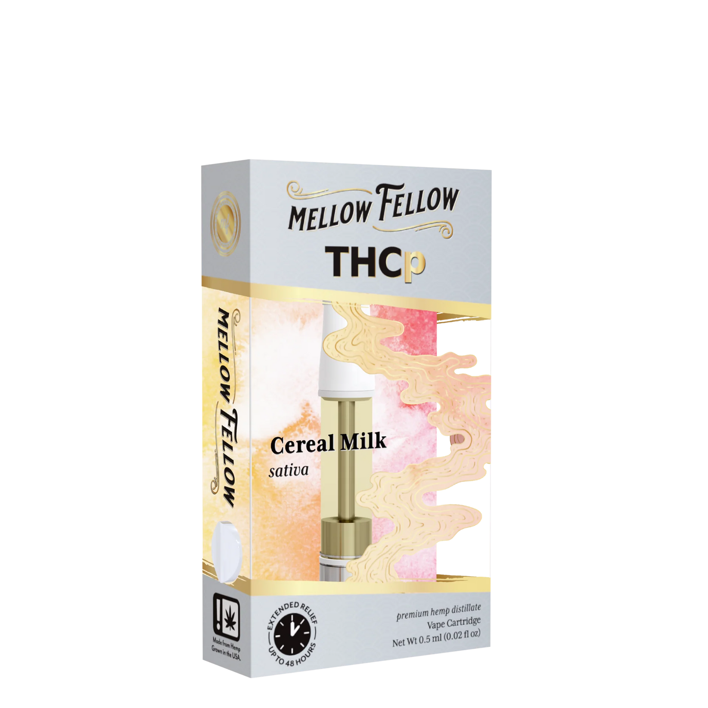 Mellow Fellow THCp 0.5ml Vape Cartridge - Cereal Milk (sativa) Best Sales Price - Vape Cartridges