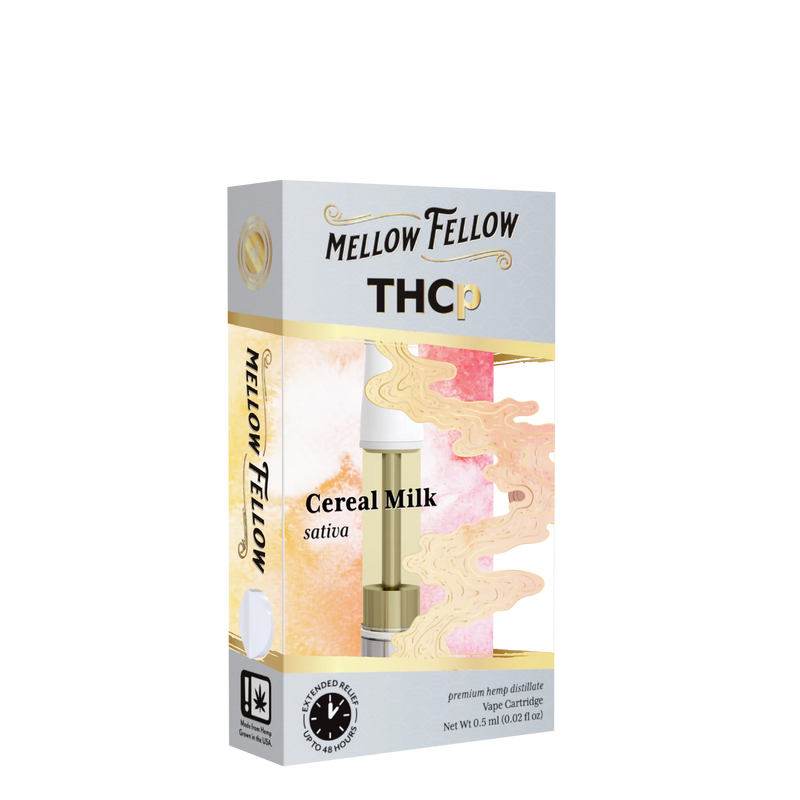 Mellow Fellow THCp 0.5ml Vape Cartridge - Cereal Milk (sativa) Best Sales Price - Vape Cartridges