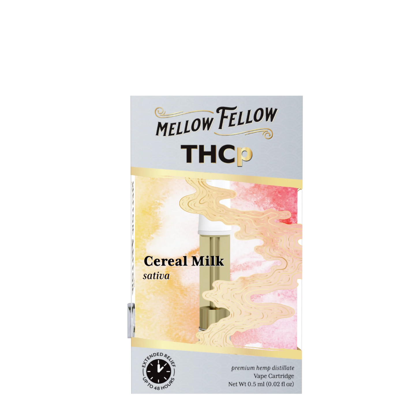 Mellow Fellow THCp 0.5ml Vape Cartridge - Cereal Milk (sativa) Best Sales Price - Vape Cartridges