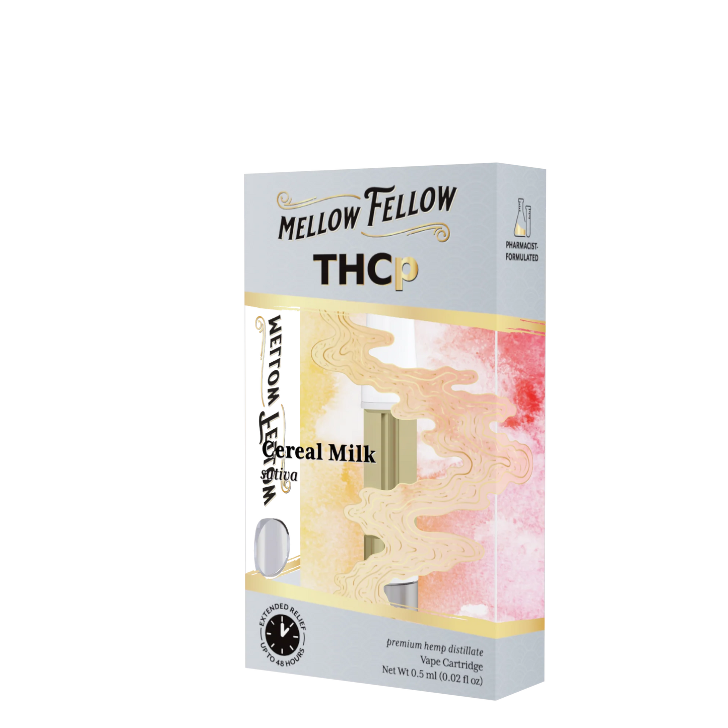 Mellow Fellow THCp 0.5ml Vape Cartridge - Cereal Milk (sativa) Best Sales Price - Vape Cartridges