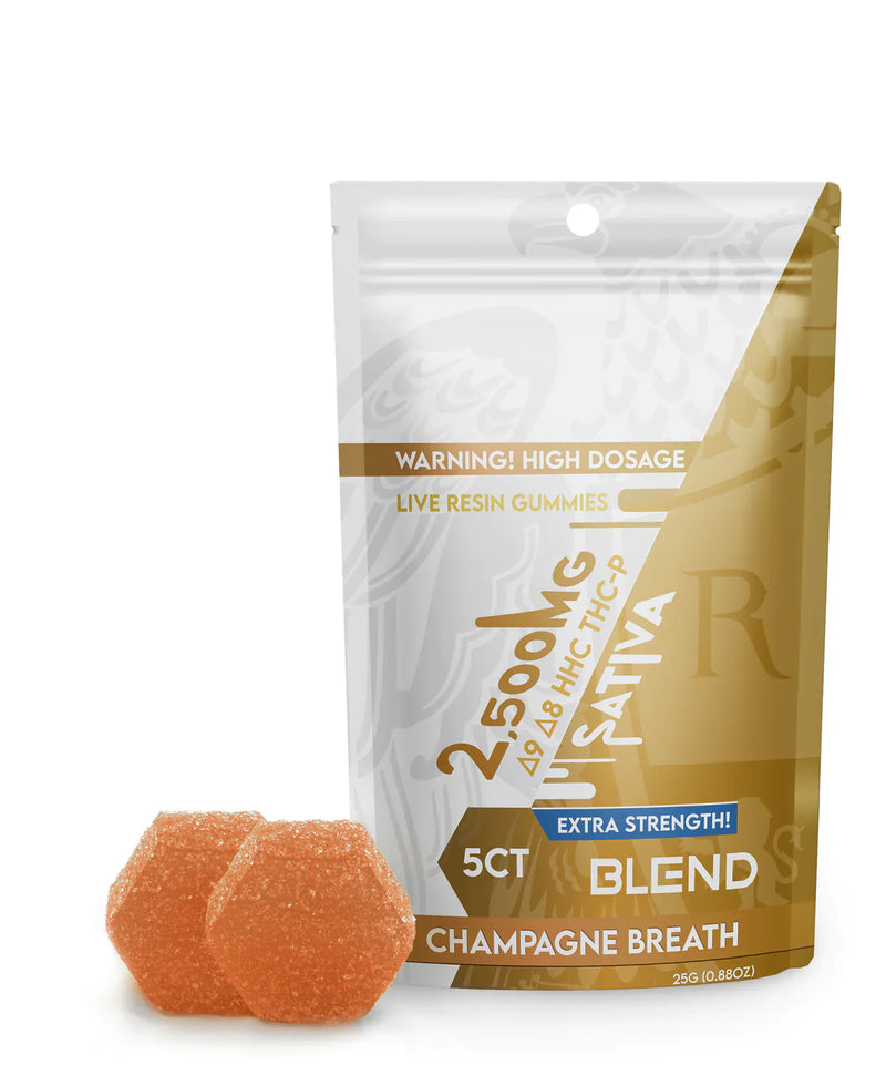 Blend Live Resin Delta 9 + THCP Blend Gummies 2500mg - 15000mg Best Sales Price - Gummies