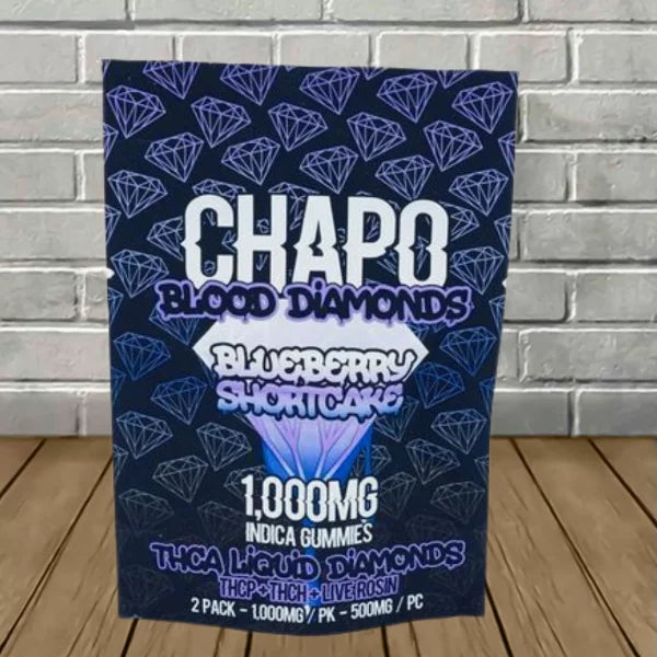 Chapo Extrax Live Rosin Blood Diamonds Gummies 1000mg