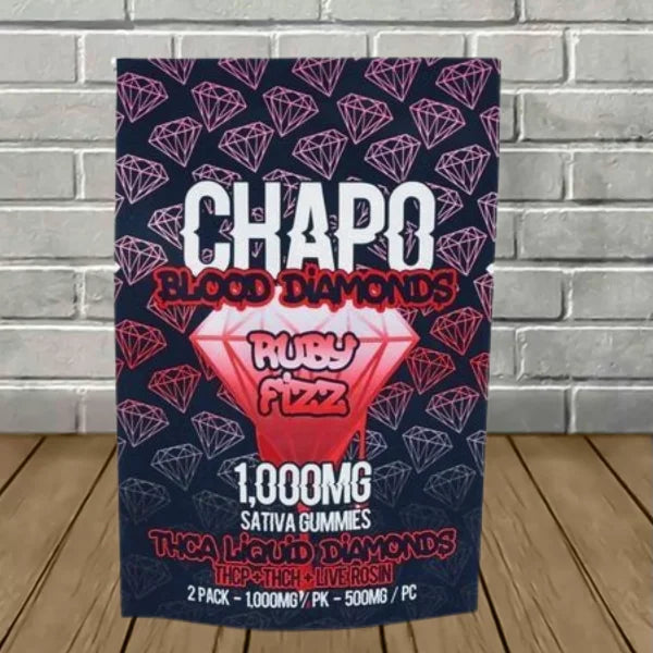 Chapo Extrax Live Rosin Blood Diamonds Gummies 1000mg