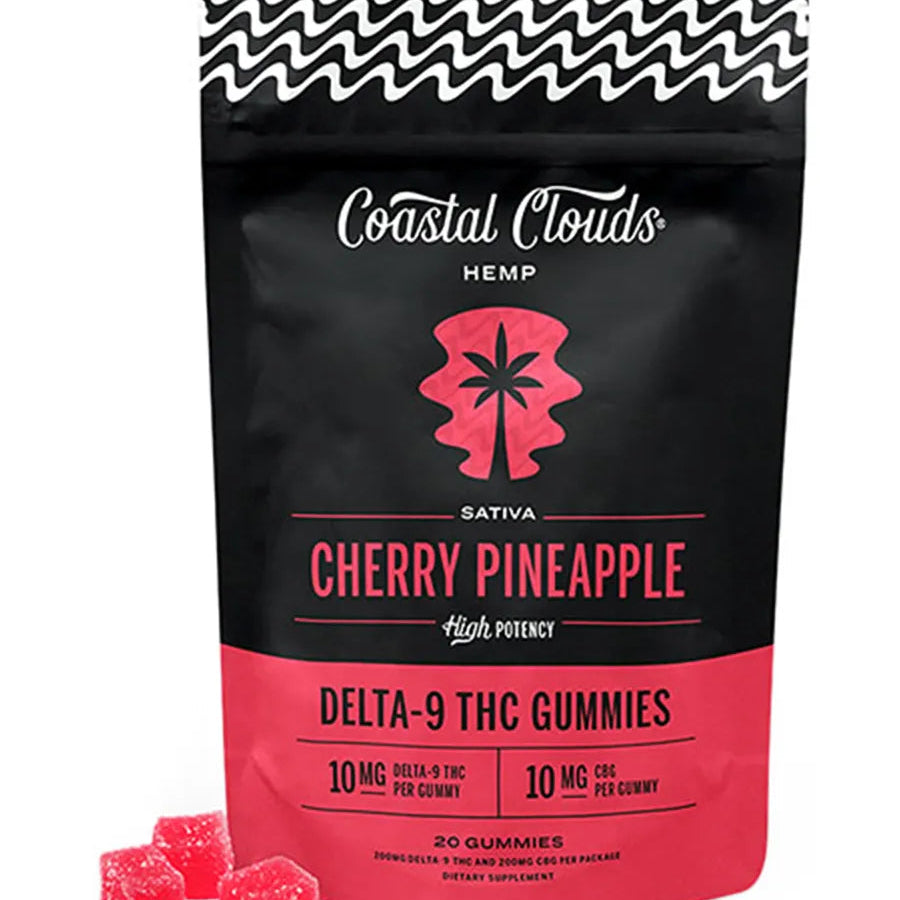 Cherry Pineapple Coastal Clouds Delta 9 THC Gummies 20ct