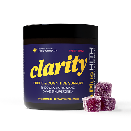 PlusCBD Clarity Gummy Cherry Plum 30ct