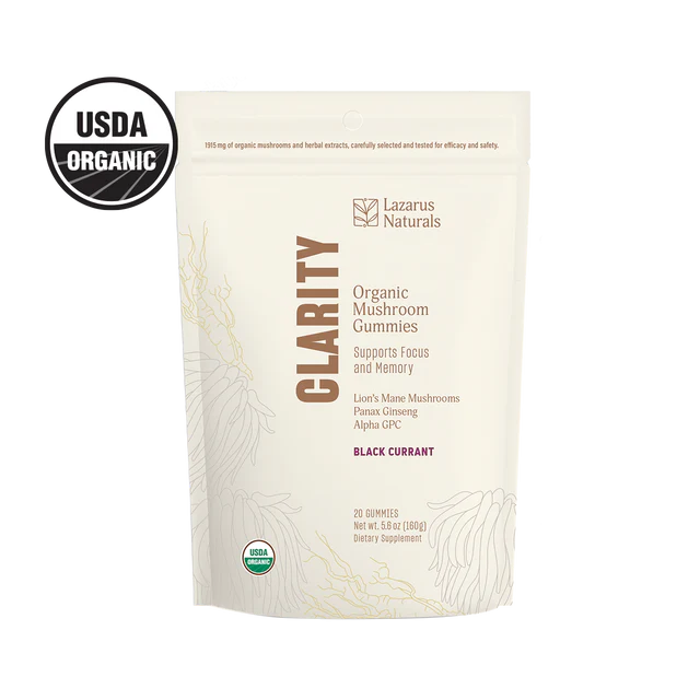 Lazarus Naturals Functional Mushroom Clarity Gummies