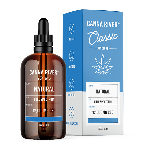 Canna River CBD Oil - Classic Full Spectrum Tincture - Natural Best Price