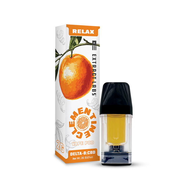Extract Labs Delta 8 Relax Pod | Clementine | Sativa