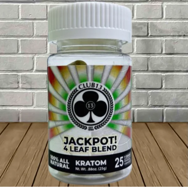 Club13 Jackpot! 4 Leaf Blend Kratom Capsules