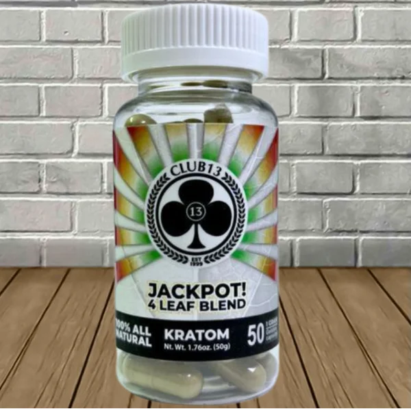 Club13 Jackpot! 4 Leaf Blend Kratom Capsules