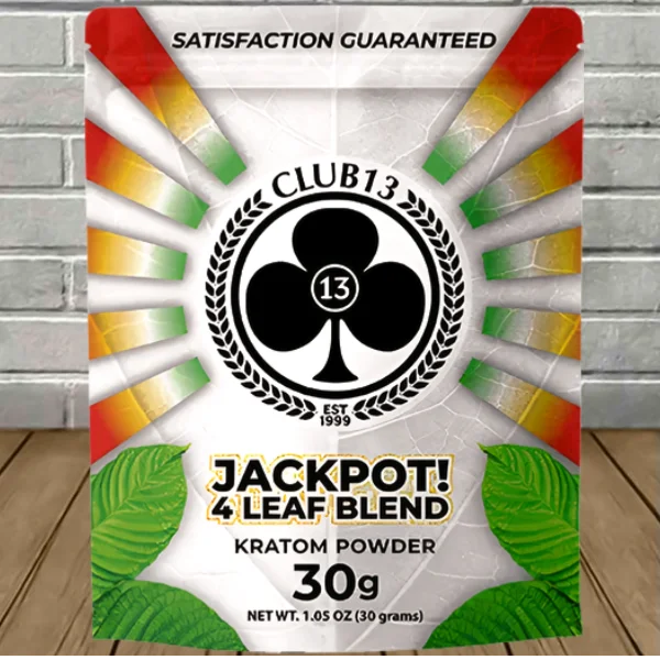 Club13 Jackpot! 4 Leaf Blend Kratom Powder