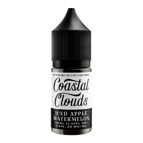 Apple Watermelon Iced Coastal Clouds Salt Nic Best Sales Price - eJuice