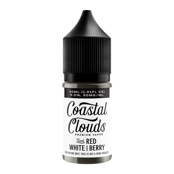 Red White & Berry Iced Coastal Clouds Salt Nic