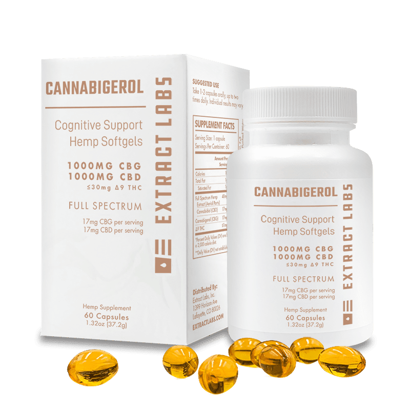 Extract Labs CBG Capsules | Cognitive Support