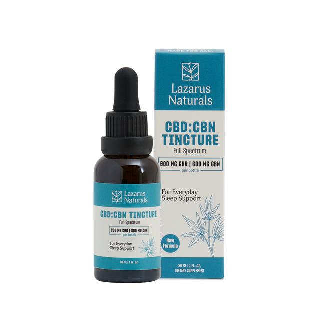 Lazarus Naturals CBD+CBN TINCTURE, SLEEP
