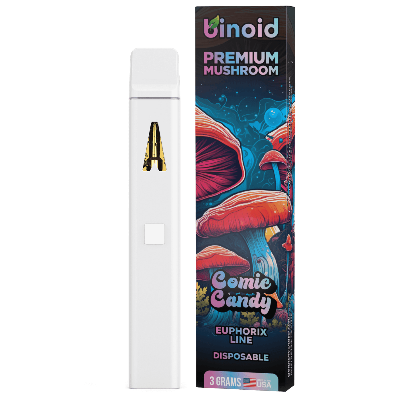 Binoid On Sale: Mushroom Disposable Vapes – 3 Gram