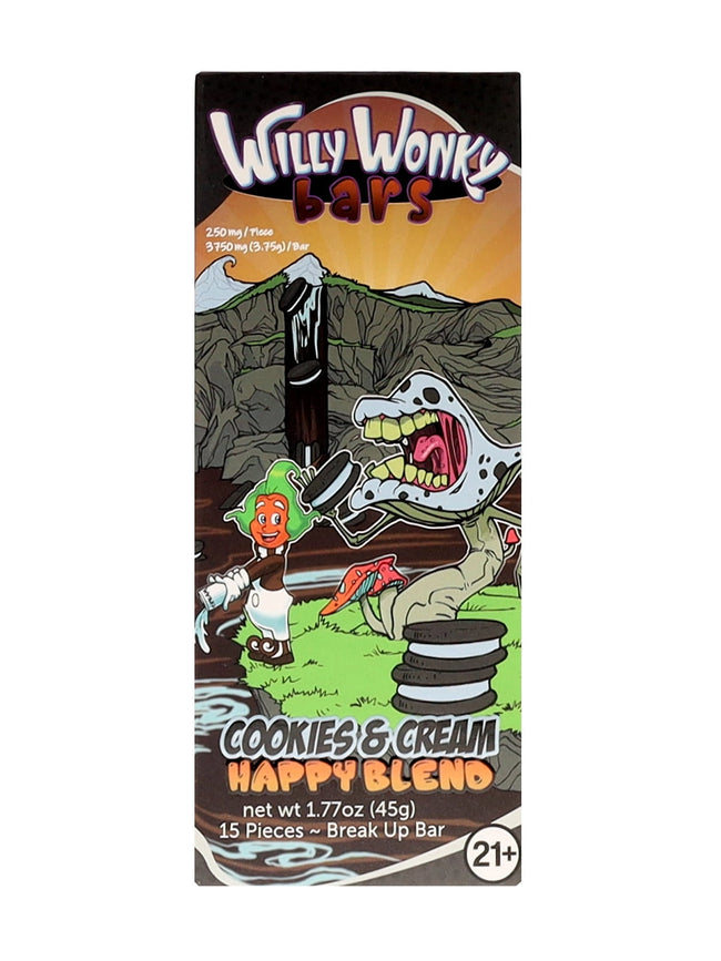 Cookies & Cream Willy Wonky Happy Blend Bars