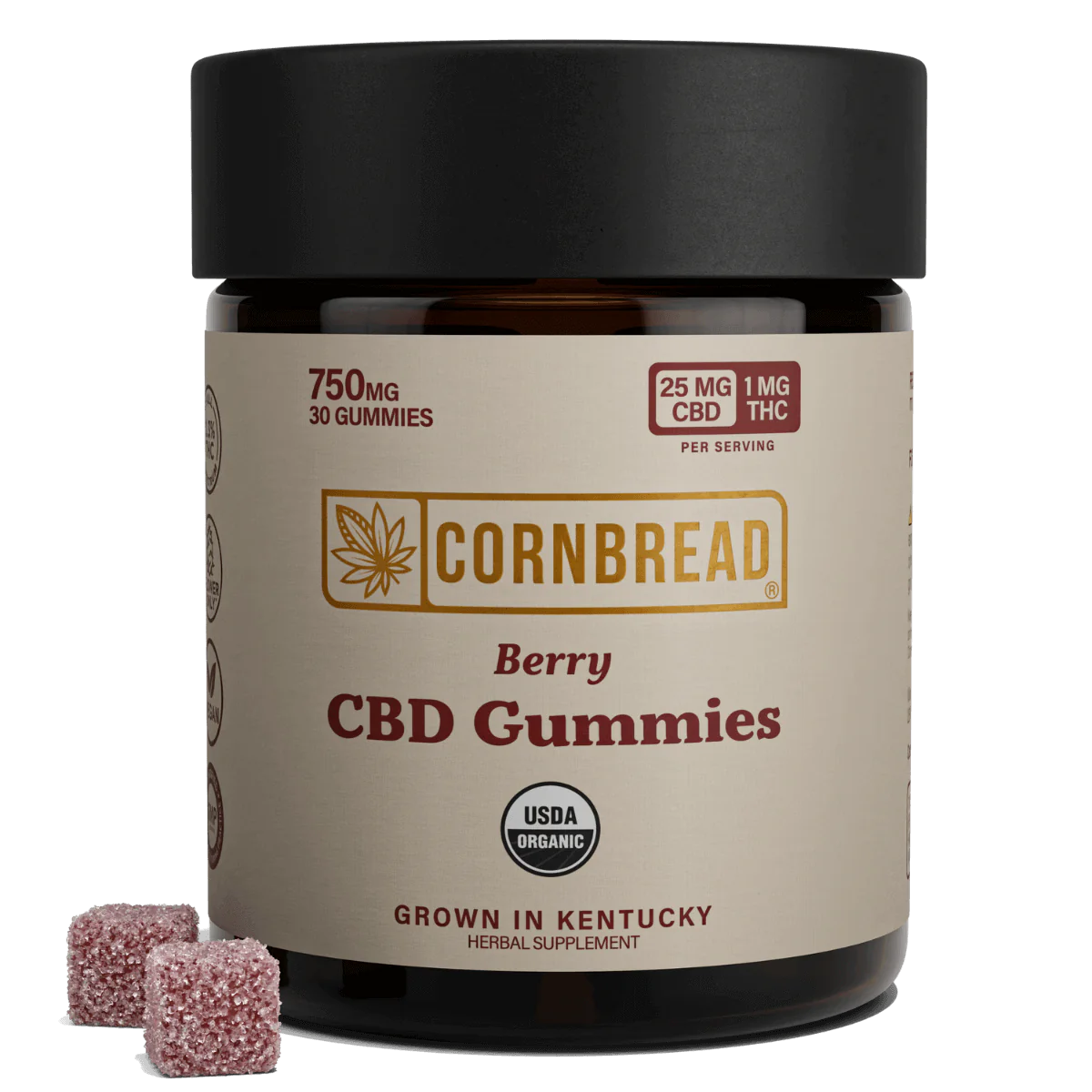 Cornbread Berry CBD Gummies 750mg Best Sales Price - Gummies