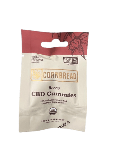 Cornbread CBD 50mg : THC 2mg Gummies 2ct Best Sales Price - Gummies