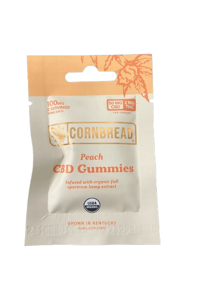 Cornbread CBD 50mg : THC 2mg Gummies 2ct Best Sales Price - Gummies