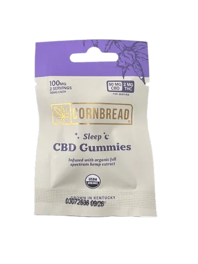 Cornbread CBD 50mg : THC 2mg Gummies 2ct Best Sales Price - Gummies
