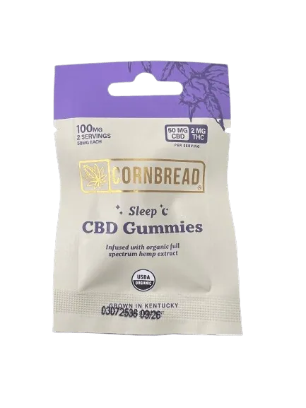 Cornbread CBD 50mg : THC 2mg Gummies 2ct Best Sales Price - Gummies