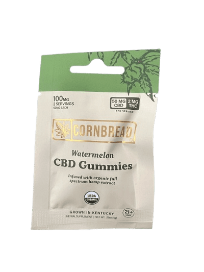 Cornbread CBD 50mg : THC 2mg Gummies 2ct Best Sales Price - Gummies