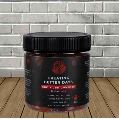 Creating Better Days CBD + CBN Gummy 600mg Best Sales Price - Gummies