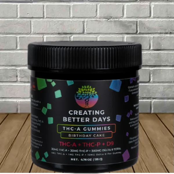 Creating Better Days THCa + THCP + D9 Gummies 360mg Best Sales Price - Gummies