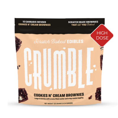 Crumble Brownies 100mg Best Sales Price - Gummies