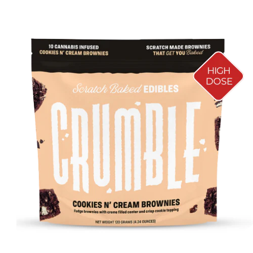 Crumble Brownies 100mg Best Sales Price - Gummies