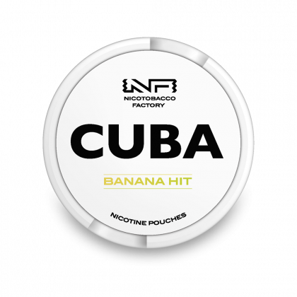 Cuba White Banana Hit All White Snus