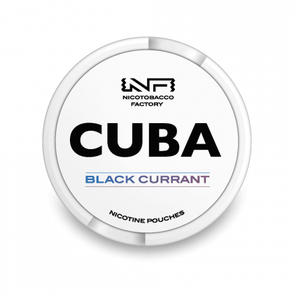 Cuba White Black Currant All White Snus