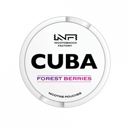 Cuba White Forest Berries All White Snus