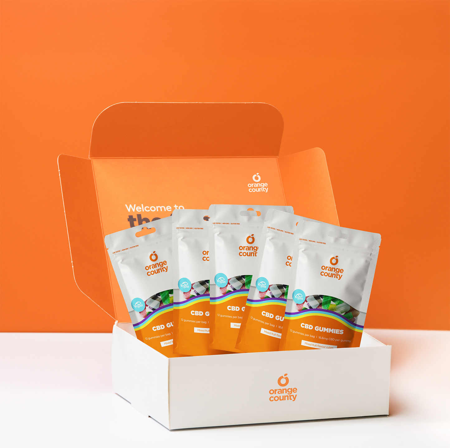 5-Pack | 200mg CBD Gummy Cubes Grab Bags* (Save 80%)