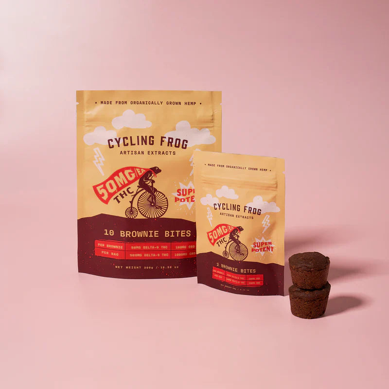 Cycling Frog THC + CBD Brownie Bites - 1500mg