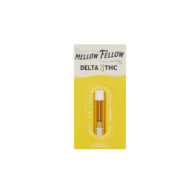 Mellow Fellow Delta 8 1ml Vape Cartridge Pineapple Express Best Sales Price - Vape Cartridges