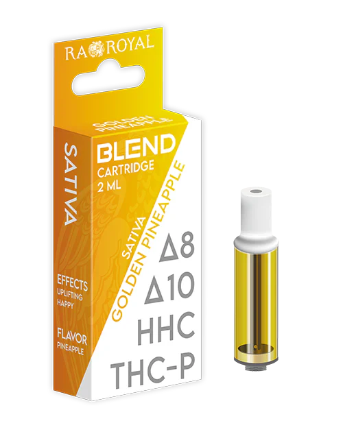 RA Royal CBD | Delta 8 + THC-P + Delta 10 + HHC Blend Vape Cartridge - 2mL Best Sales Price - Vape Cartridges