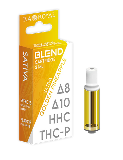 RA Royal CBD | Delta 8 + THC-P + Delta 10 + HHC Blend Vape Cartridge - 2mL Best Sales Price - Vape Cartridges