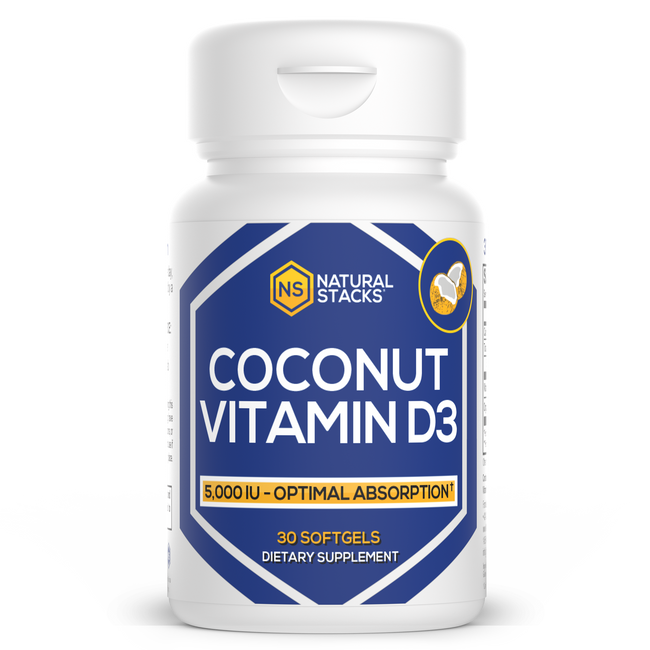 Vitamin D3 w/ Organic Coconut Oil Best Sales Price - CBD