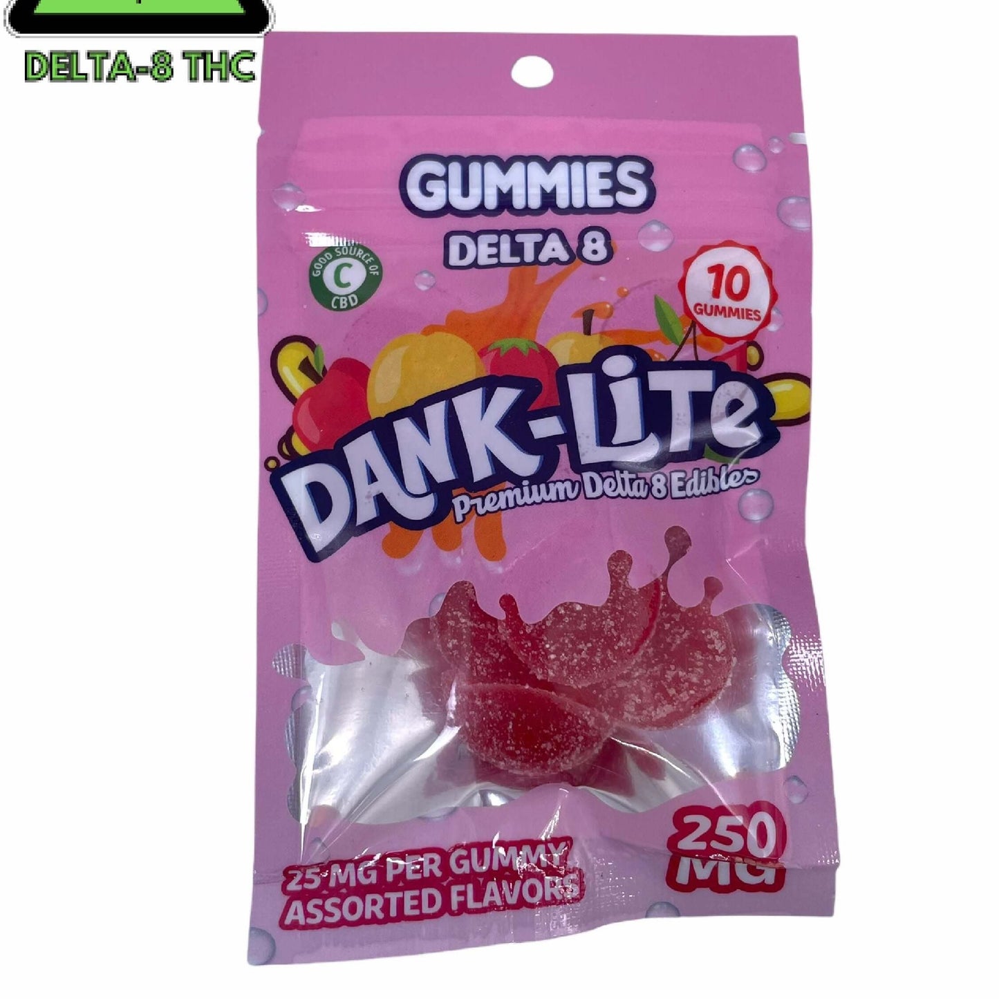 Dank Lite | Assorted Delta 8 THC Gummies 250mg Best Sales Price - Gummies