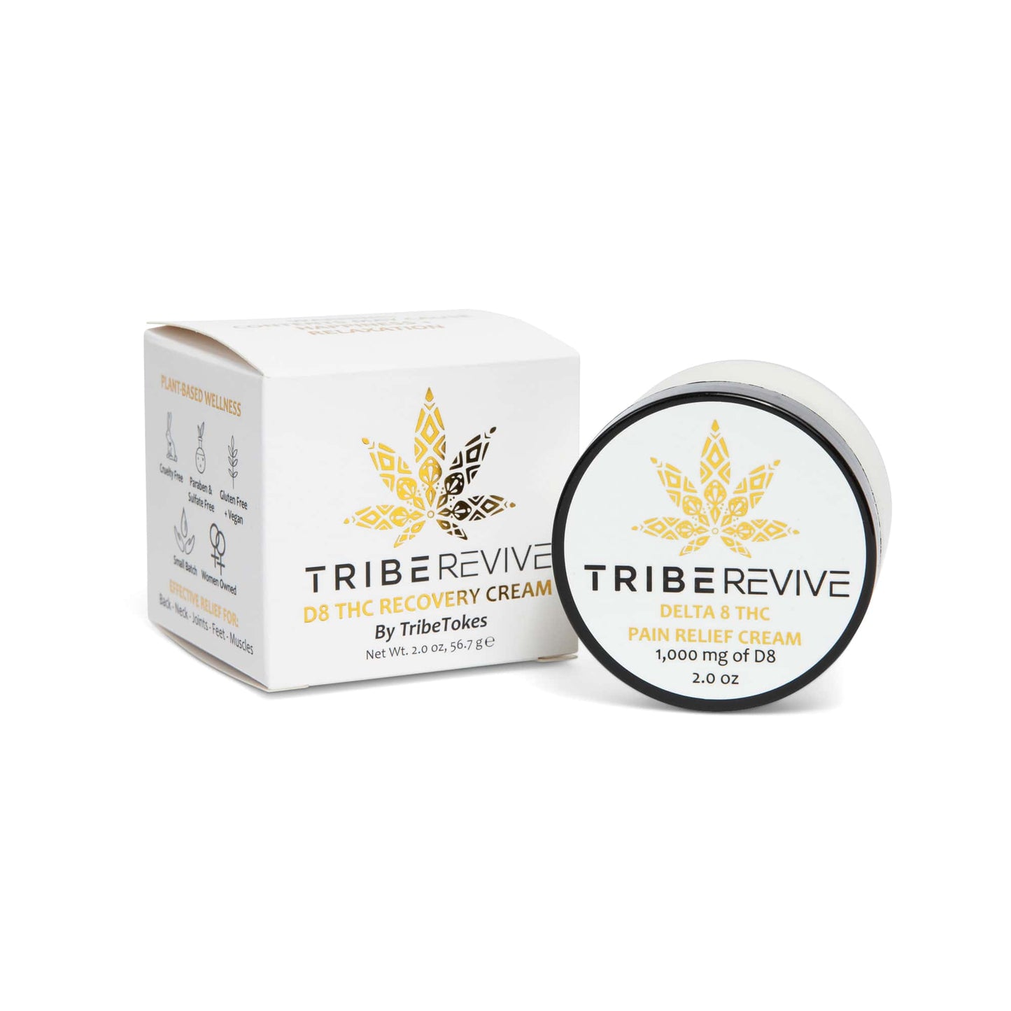 TribeTokes 3-Pack Delta 8 THC Pain Relief Cream | Save $20