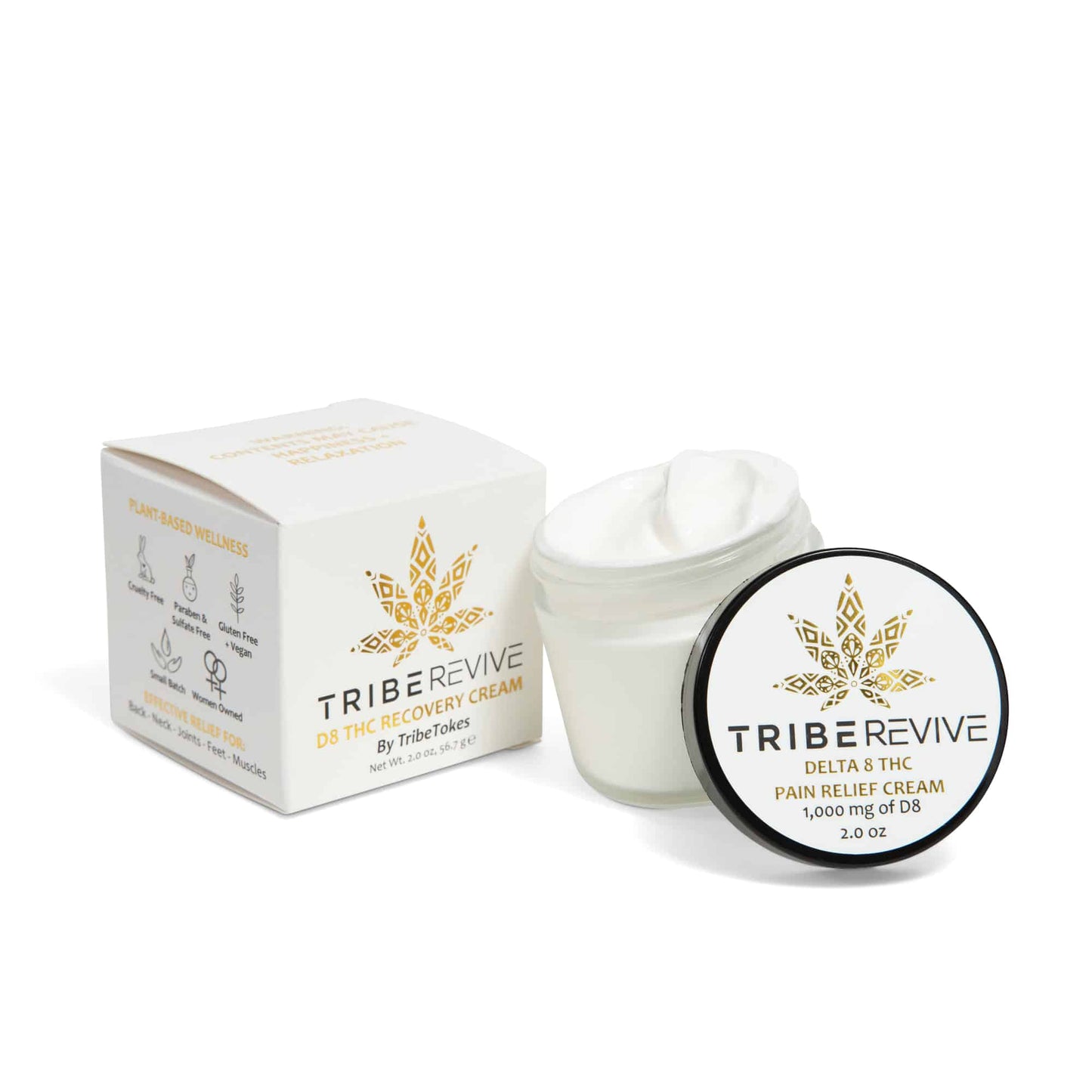 TribeTokes 3-Pack Delta 8 THC Pain Relief Cream | Save $20